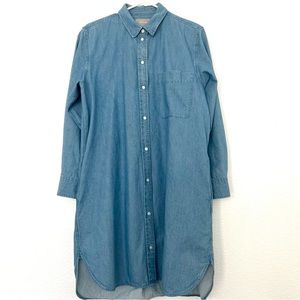 Denim shirt dress from Everlane